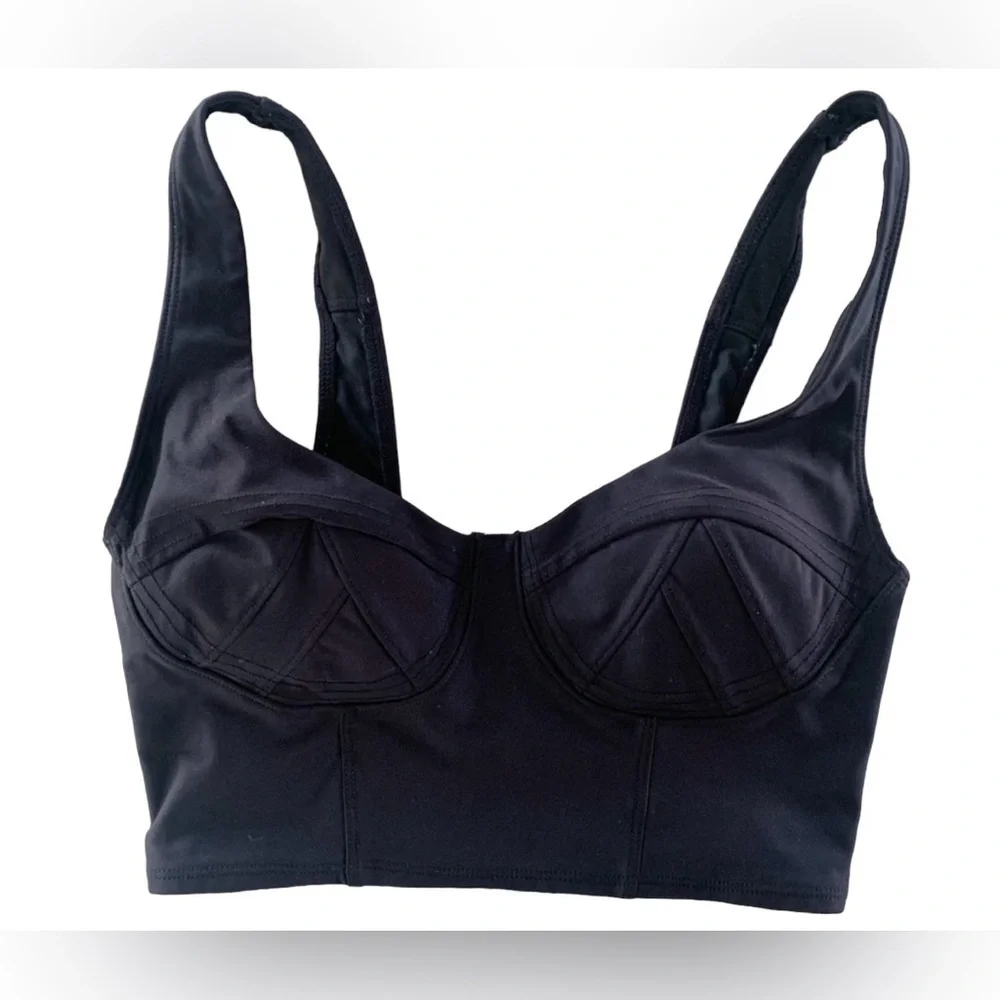 Fabletics Charlotte Low Impact Sports Bra - Black - Picture 1 of 8